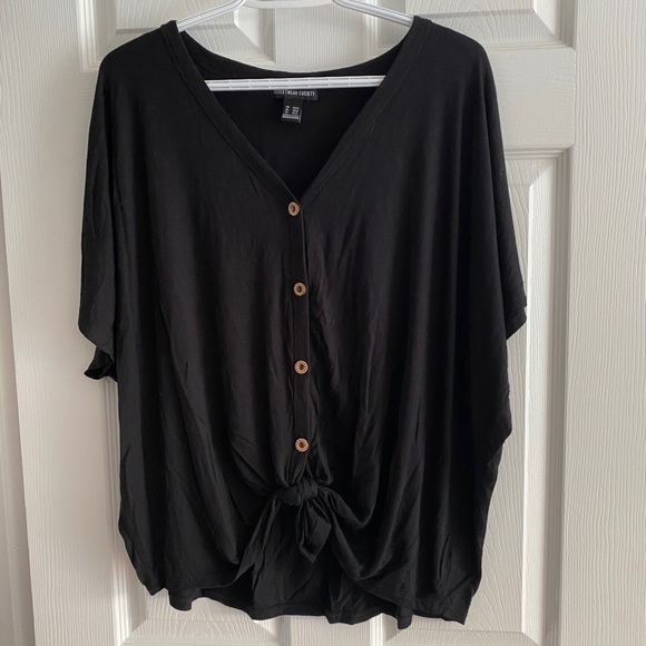 Black over sized t shirt - Picture 1 of 2